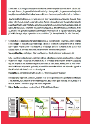 Határaink - Mire mondjunk igent és mire nemet, hogy saját kézben tarthassuk az életünket?