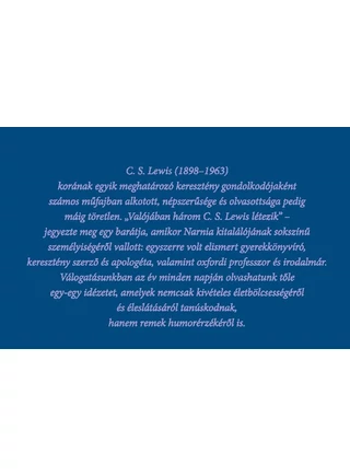 Gondolatok az év minden napjára - Öröknaptár