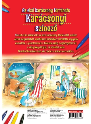 Karácsonyi színező - Az első karácsony története