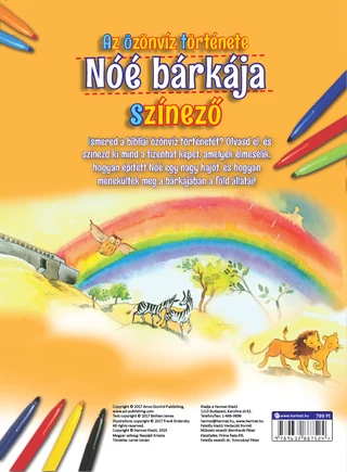 Nóé bárkája színező - Az özönvíz története