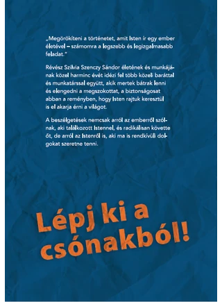 Lépj ki a csónakból! - Beszélgetések Szenczy Sándorról